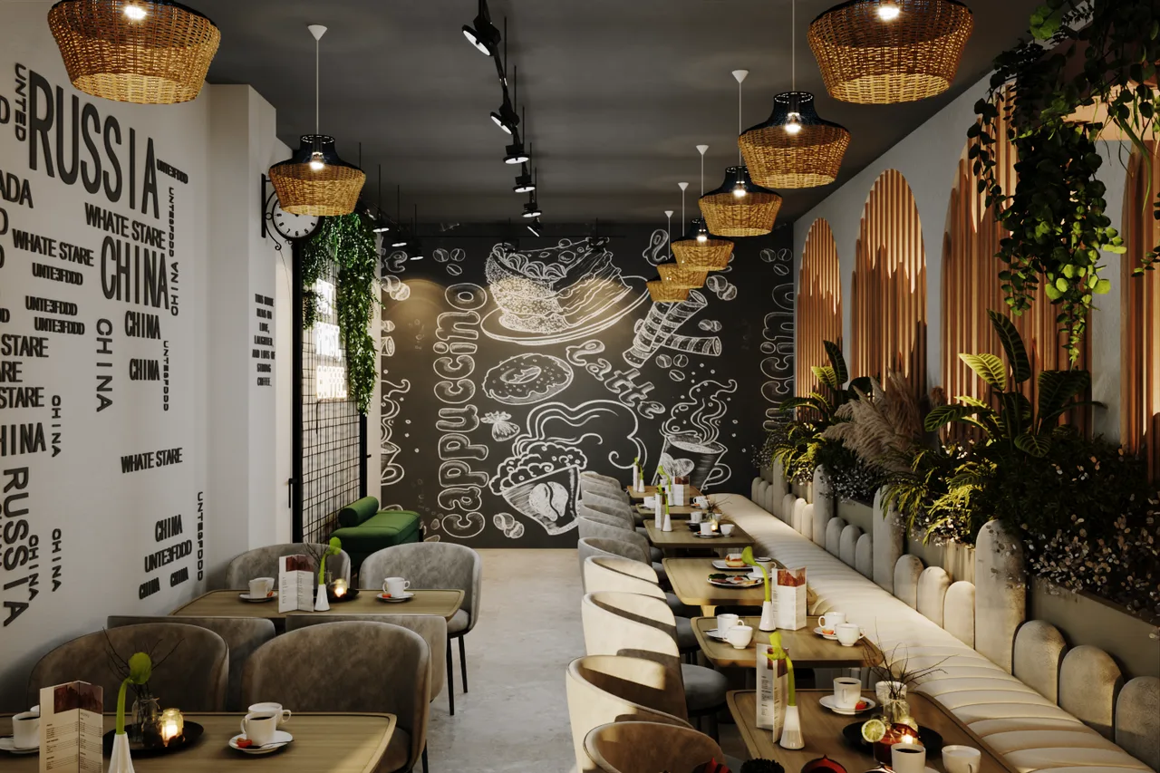 Nour Café, A Warm, Plant Filled Interior: image 4